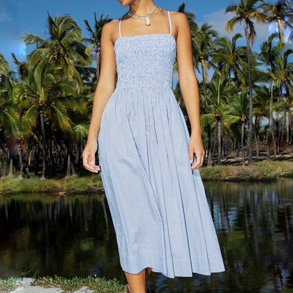 Ciao Lucia Mael Dress in Sail